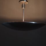 Bauhaus Indirect Ceiling Light, Nickel, Czechoslovakia 1930s