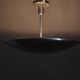 Bauhaus Indirect Ceiling Light, Nickel, Czechoslovakia 1930s