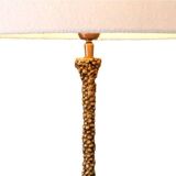 Pair of table lamps, patinated brass finish and black granite base, beautiful quality and sought-after style.