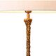 Paire de lampes de table, finition laiton patiné et base en granit noir, belle qualité et style recherché