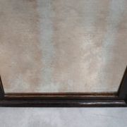Miroir belge Art Déco en bois avec verre vieilli, vers 1930