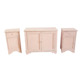 Commode et 2 chevets pour chambre d'enfants