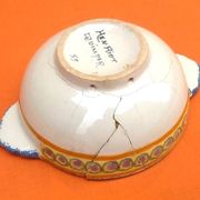 2 old ear bowls Faience from Quimper Henriot Quimper