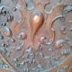 2 carved walnut woodwork panels early 20th century