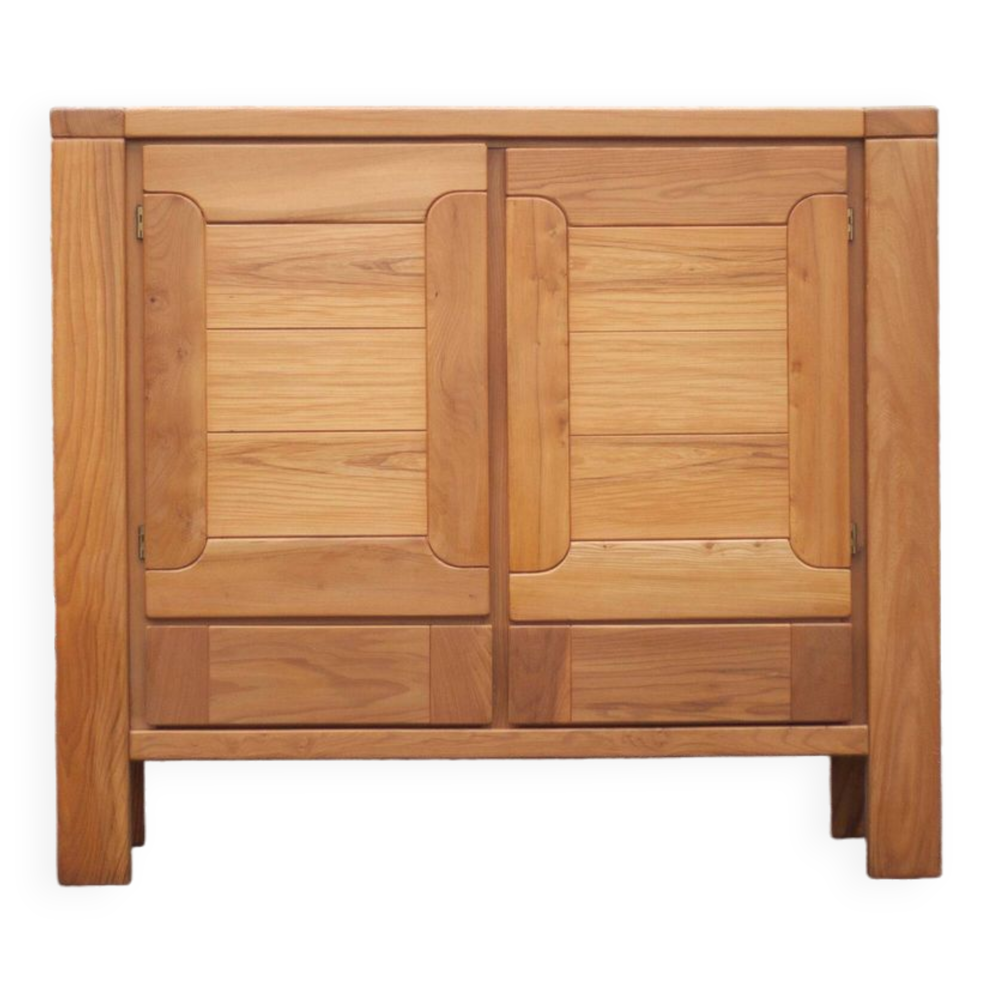Solid wood sideboard from Regain, wooden storage unit with 2 doors and 2 drawers, living room furniture