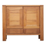 Solid wood sideboard from Regain, wooden storage unit with 2 doors and 2 drawers, living room furniture