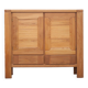 Solid wood sideboard from Regain, wooden storage unit with 2 doors and 2 drawers, living room furniture