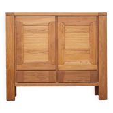 Solid wood sideboard from Regain, wooden storage unit with 2 doors and 2 drawers, living room furniture