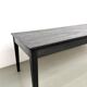 Large burnt wood table Shou Sugi Ban - 300 x 90 cm