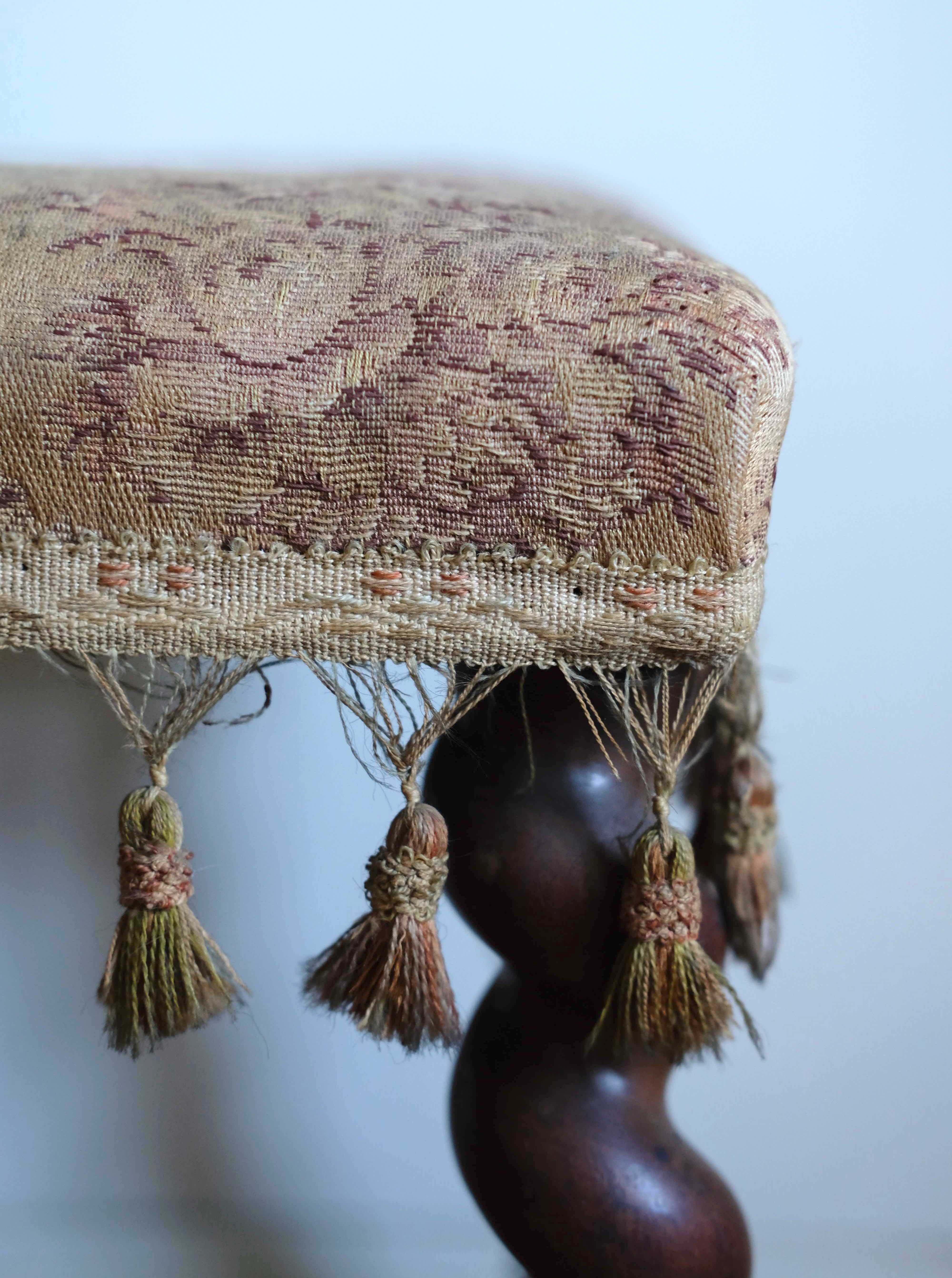 Spanish design country antique stool