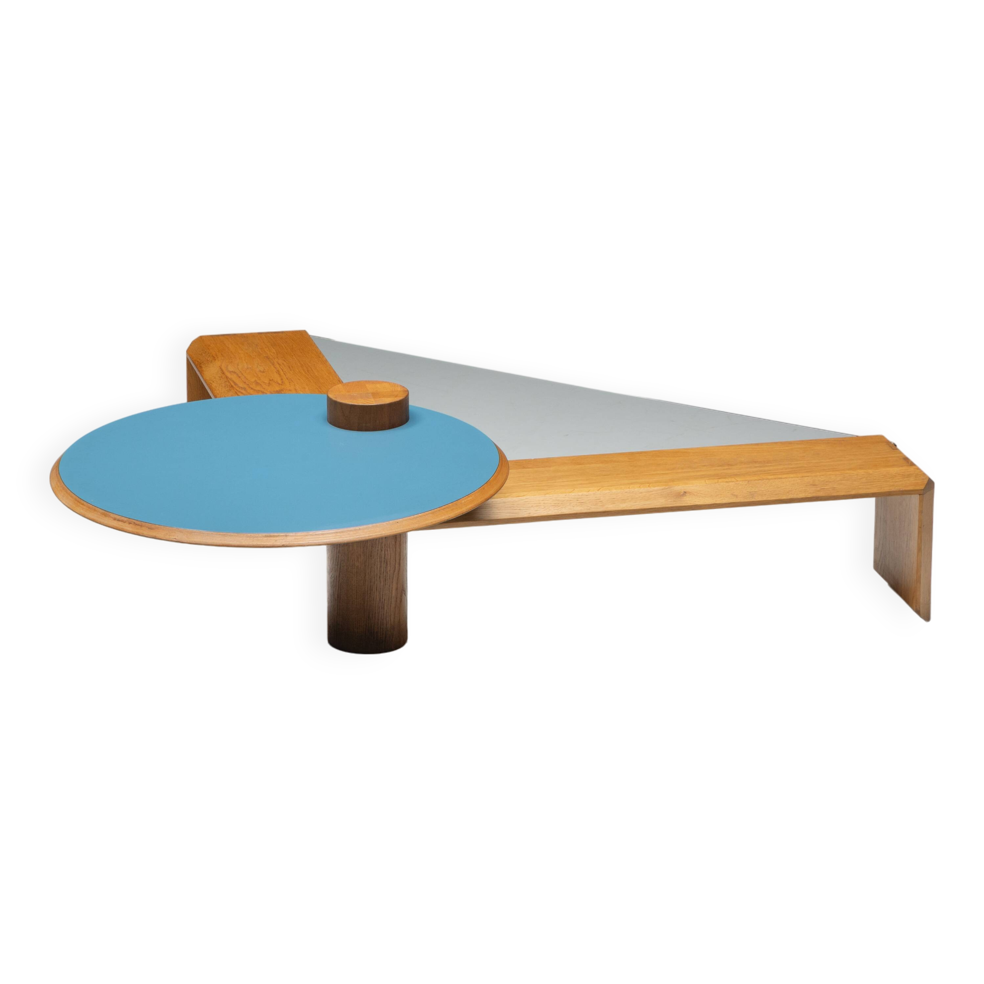 Memphis Geometric Coffee Table, Italy, 1980s