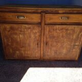 Natural pitch pine wood sideboard ep 1940