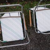 Pair of folding chairs 70