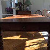 Solid cherry dining table