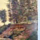Landscape at the pond, oil on canvas signed André Ricq.