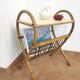 Rattan side table