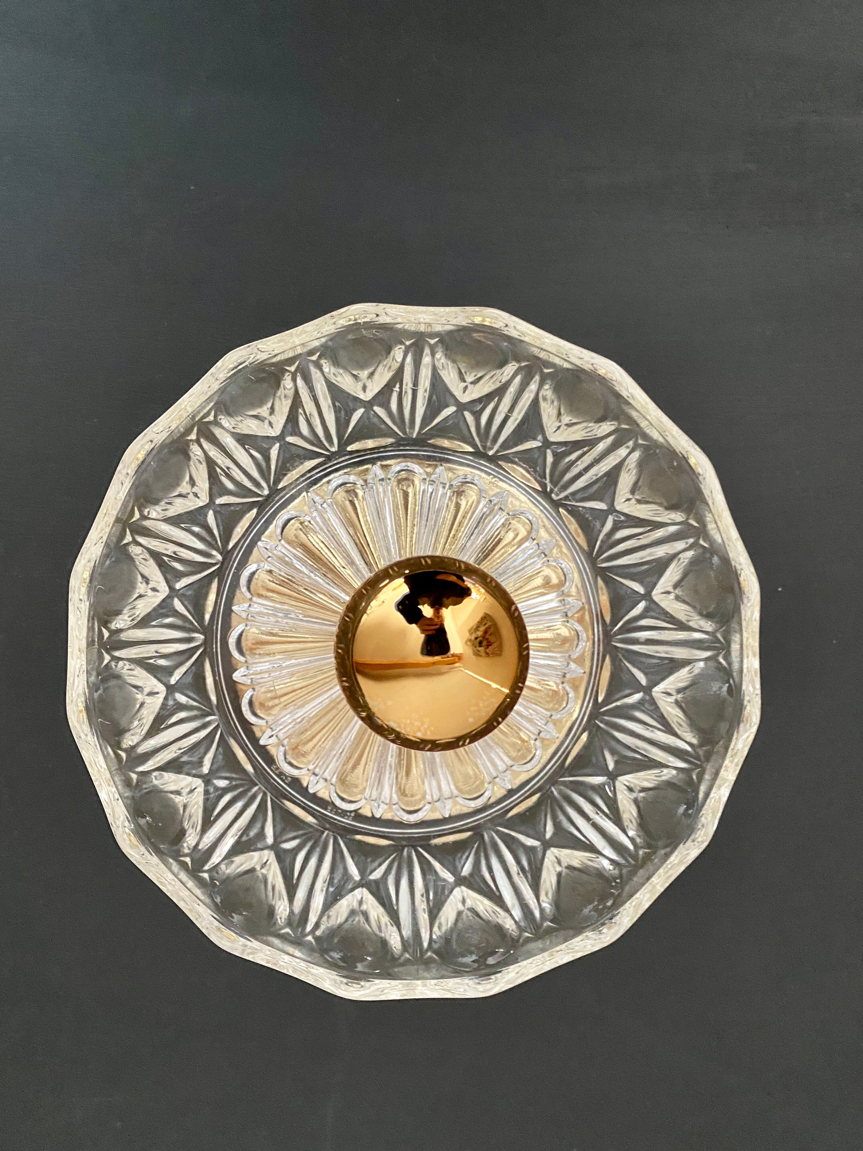 Vintage glass lampshade