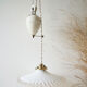 Opaline suspension, adjustable height.