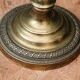 Pair of guilloché bronze candlesticks