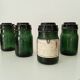 Set of 4 old Noga jars from the 30s/40s