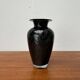 Postmodern black art glass vase by Hans Jürgen Richartz for the Richartz art collection, 1980s.