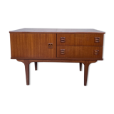 Enfilade scandinave meuble tv en teck design 1960 vintage