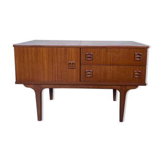 Scandinavian enfilade, teak tv stand design 1960 vintage