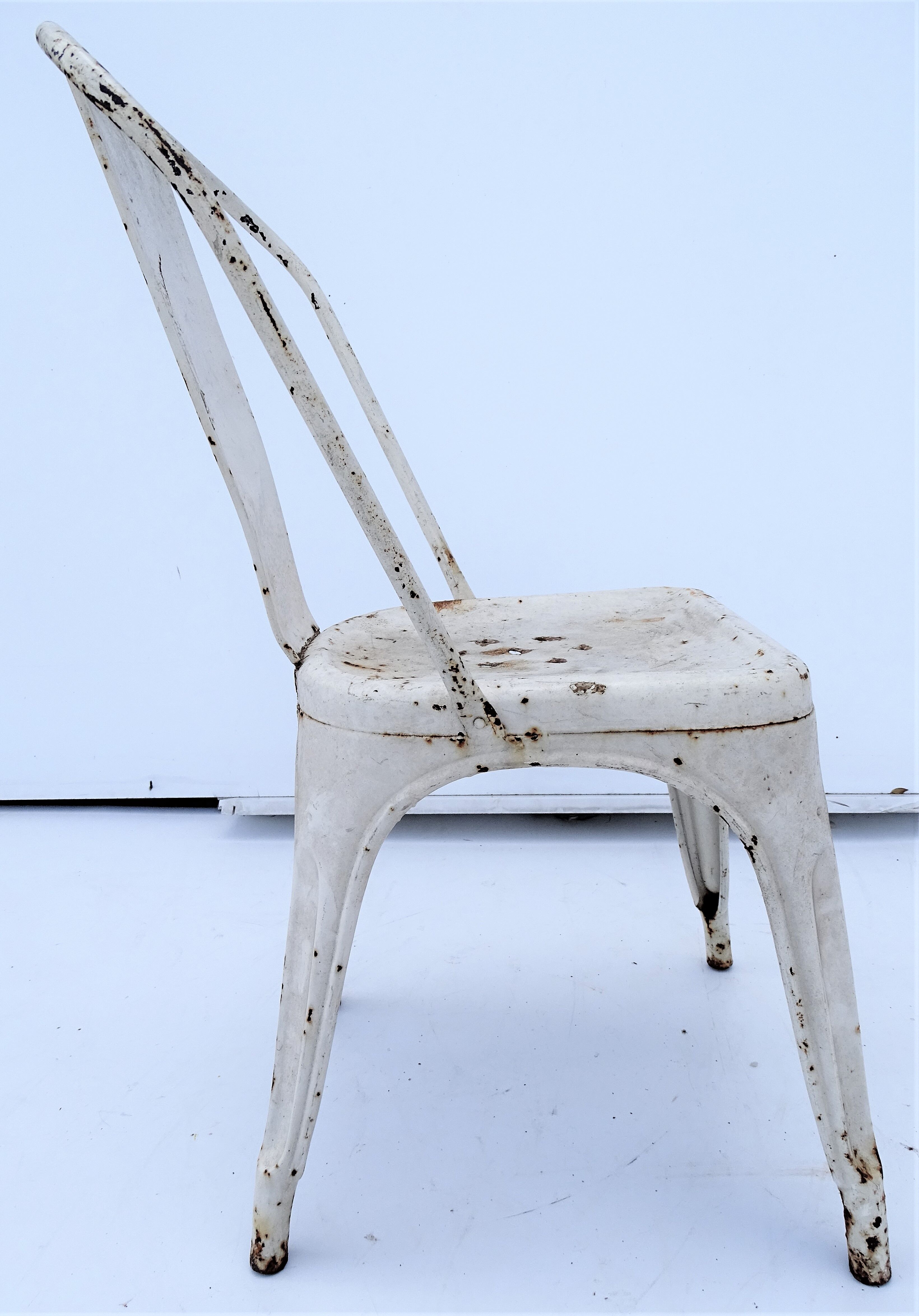 Original Tolix Chair, white model A