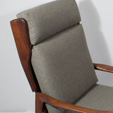 Fauteuil scandinave haut dossier par Niels Eilersen 1960