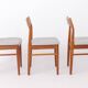Set of 5 Henning Kjærnulf Teak Dining Chairs, Vejle Stolefabrik, Danish