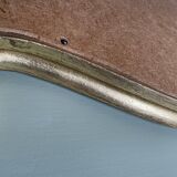 Golden resin shell mirror  46x75cm