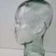Glass head, vintage- marotte