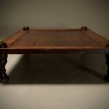 Monumental 19th Century Wabi Sabi Daybed in Tropical Hardwood