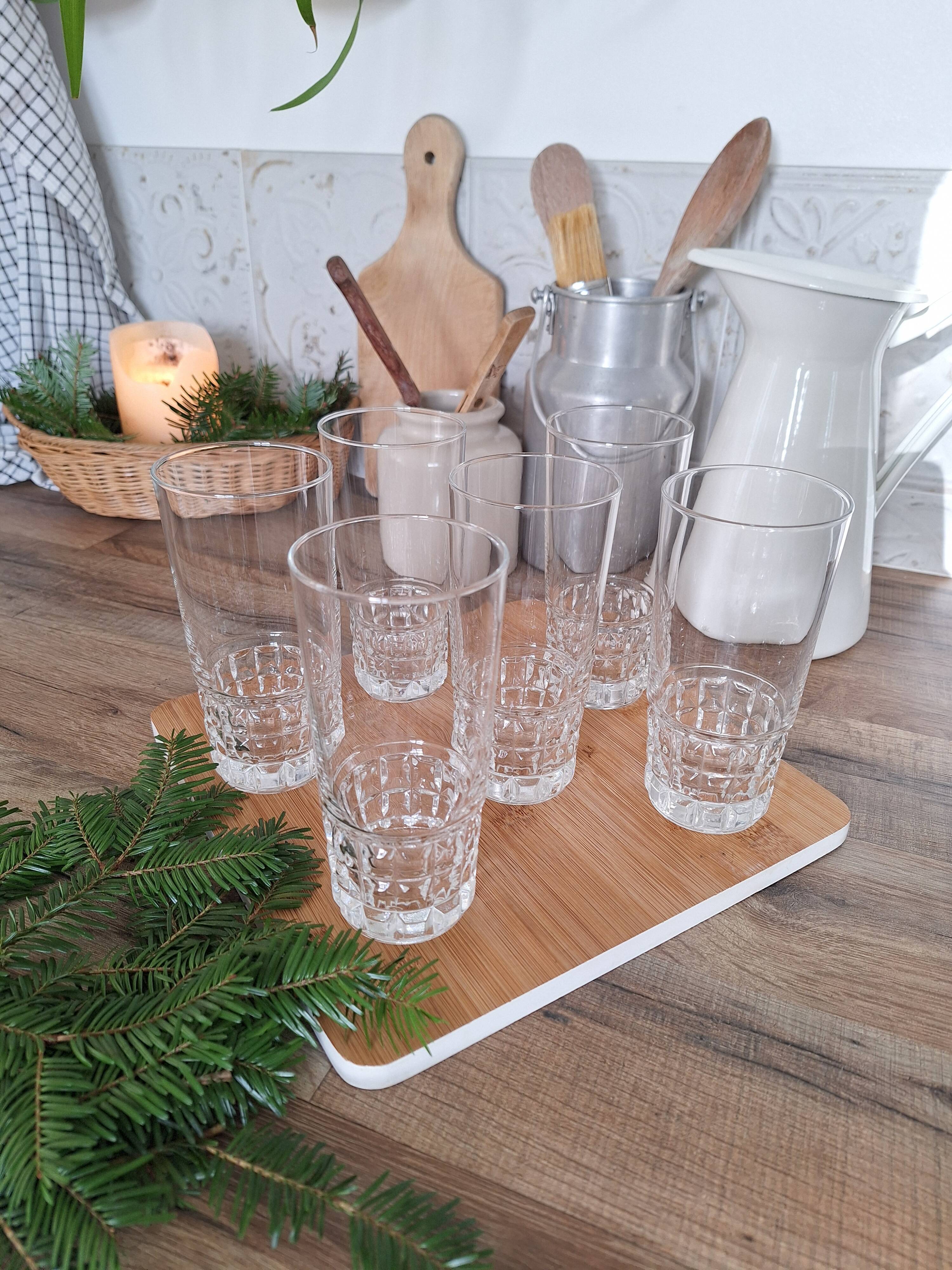 Vintage water or aperitif glasses