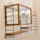 String shelf set, window box, shelves, 1960