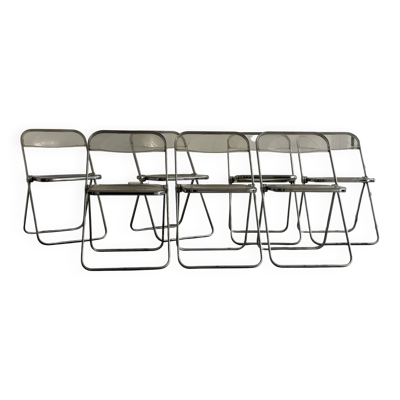 Chaises  «  Plia » par Giancarlo Piretti pour Castelli
