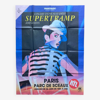 Affiche concert originale « Supertramp »