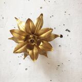 Old wall light flowered