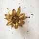 Old wall light flowered