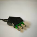 Ivory clip lamp from the space age 1970 Italy