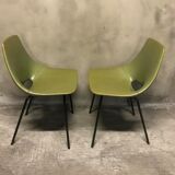 Chaise "Tonneau" Pierre Guariche, édition Steiner