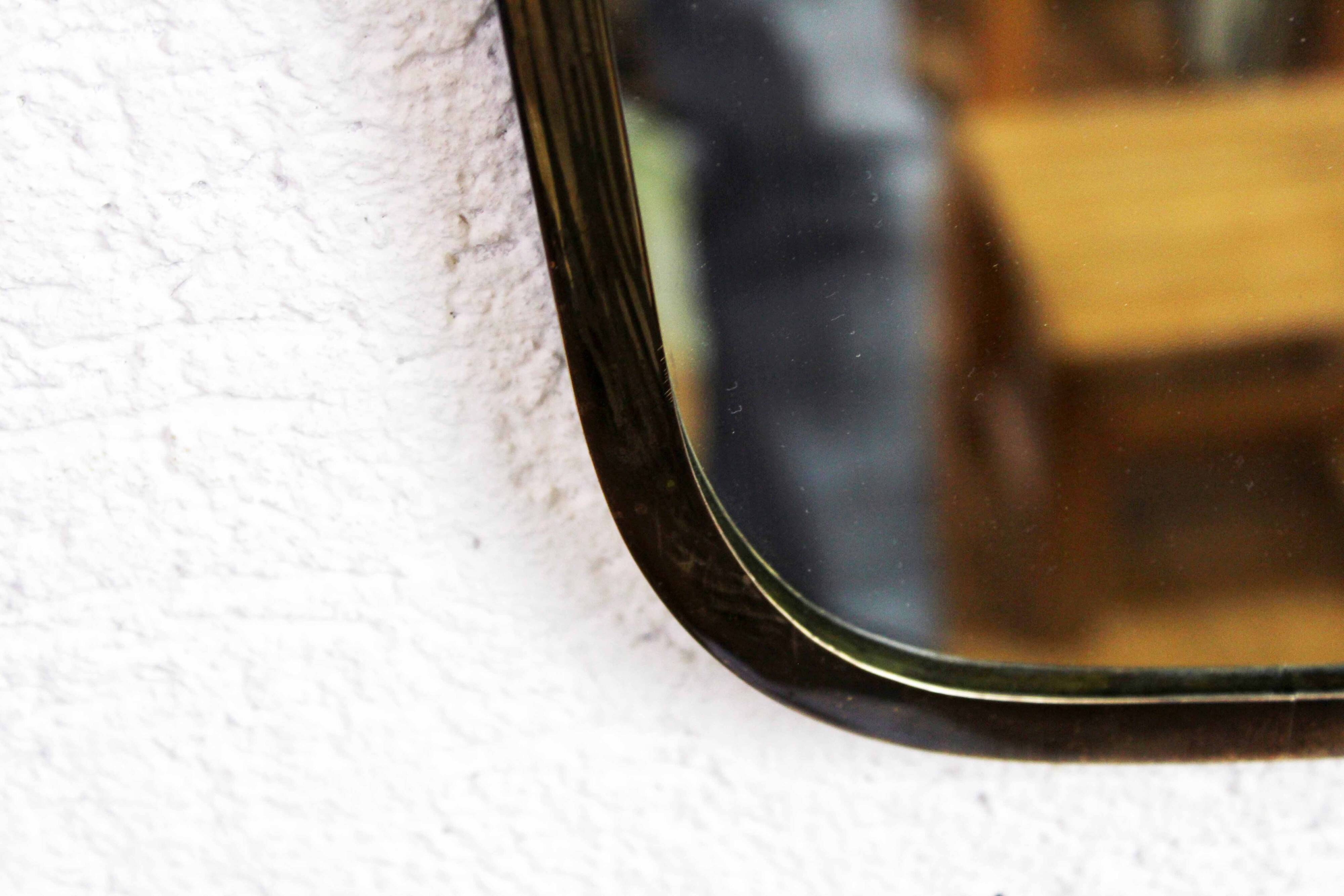 Miroir forme libre en laiton