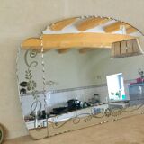 Former art deco mirror  63 x 39cm