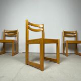 Ensemble de 5 chaises maison regain en orme