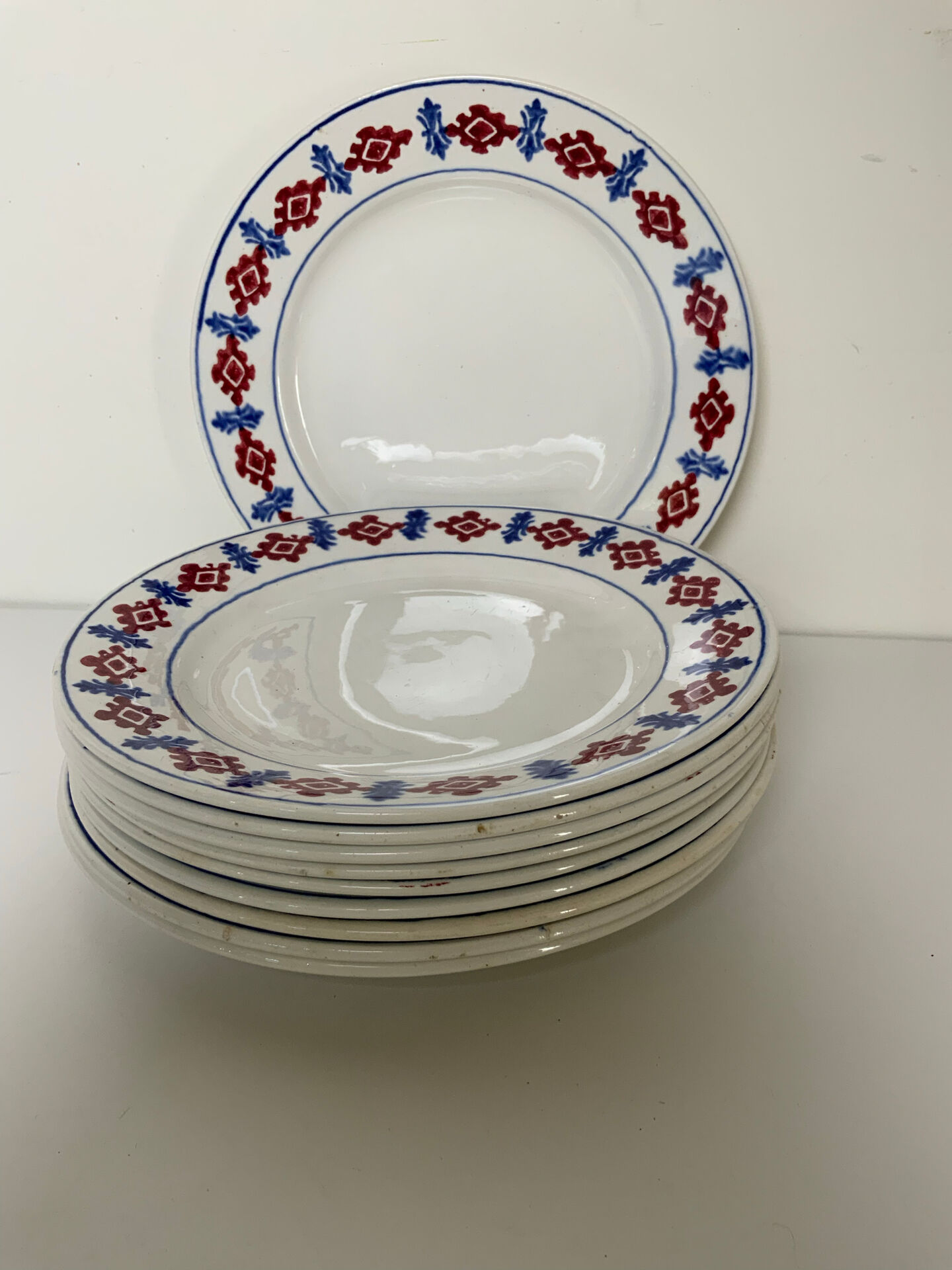 Ironstone plates