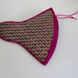 Foldable woven straw hat