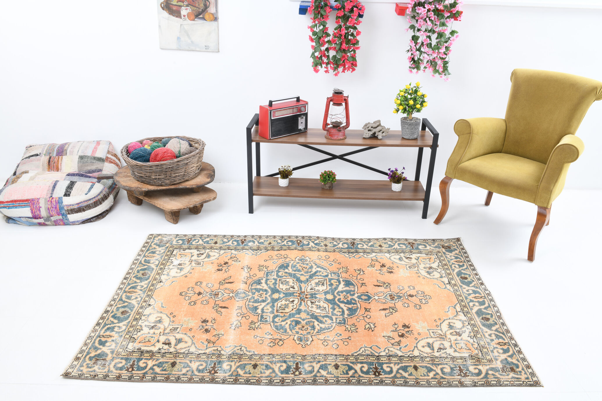 Orange carpet 194x119cm