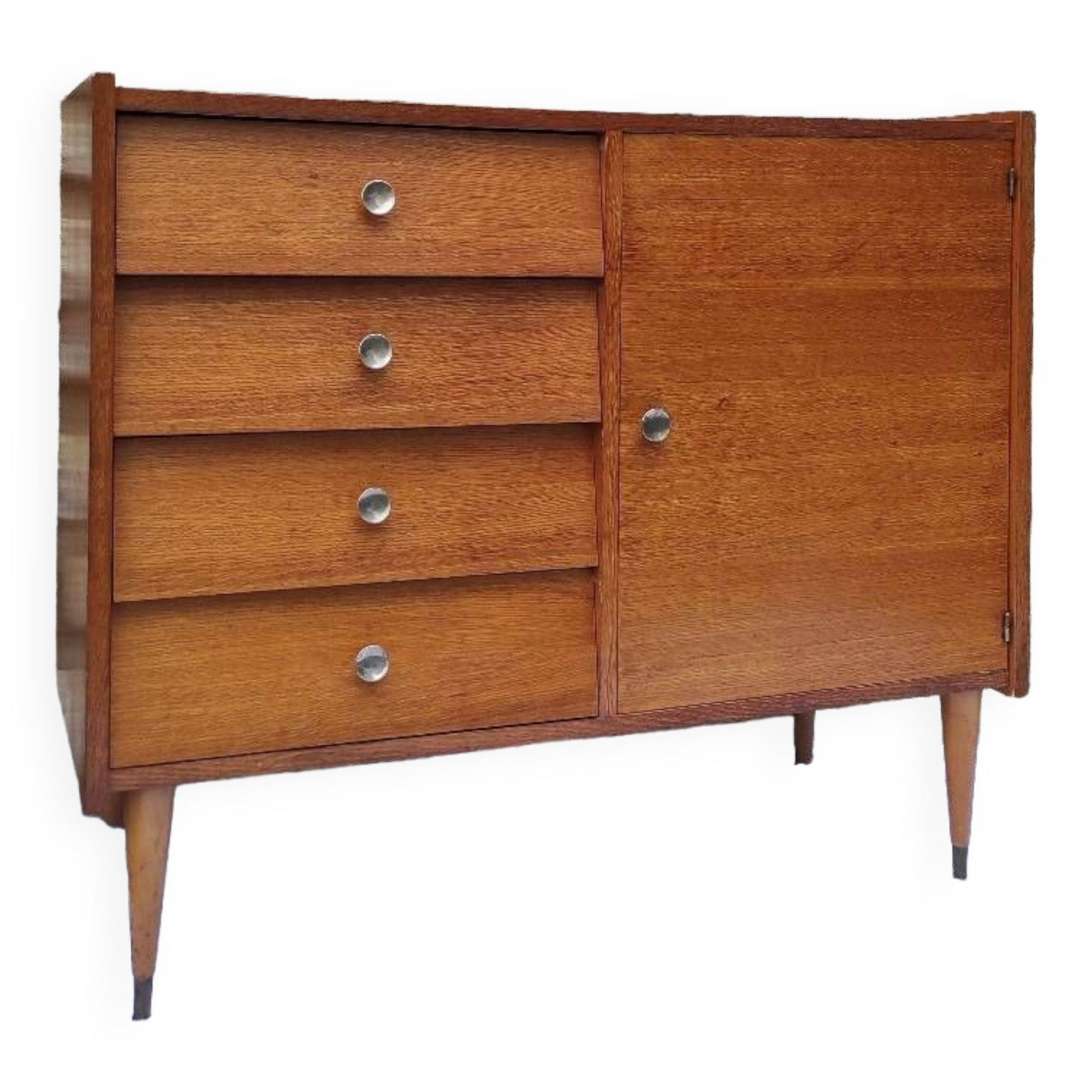 Seventies asymmetrical chest of drawers