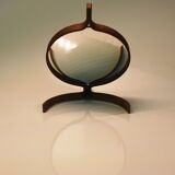 Teak mirror by Bech & Starup for Den Permanent Copenhagen, 1960.