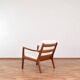 Mid-Century Danish Teak Lounge Chairs by Ole Wanscher for Cado, 1960s, Set of 2